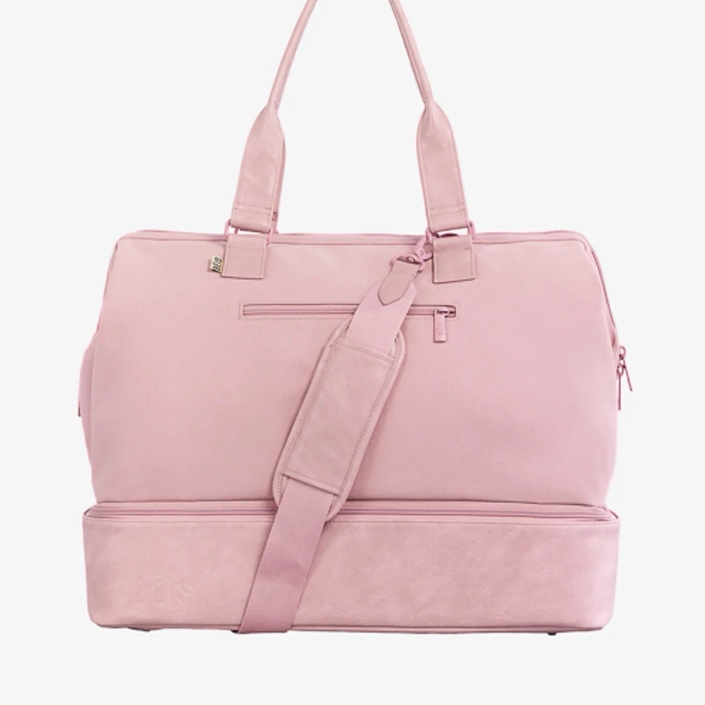 Beis Pink Weekender Bag